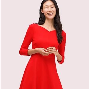 NWT Kate Spade Ponte Fit and Flare Dress